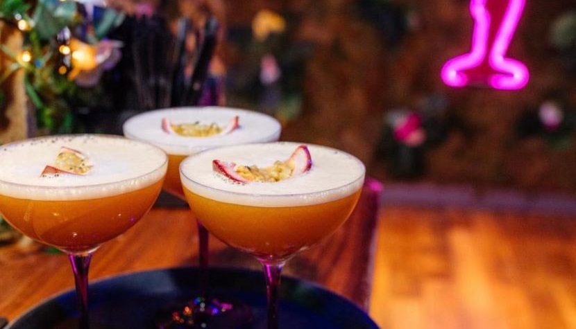 Funky Flamingo cocktails